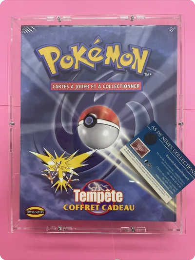 Tempête le plus rare des coffrets Pokémon 1 deck + 3 boosters wizards no display